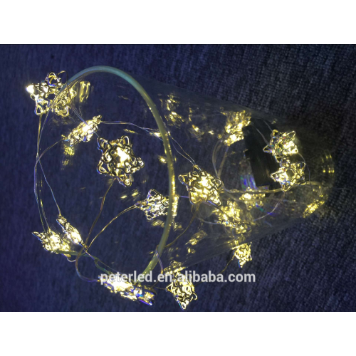 Battery LED String Light with shapes for Decoration